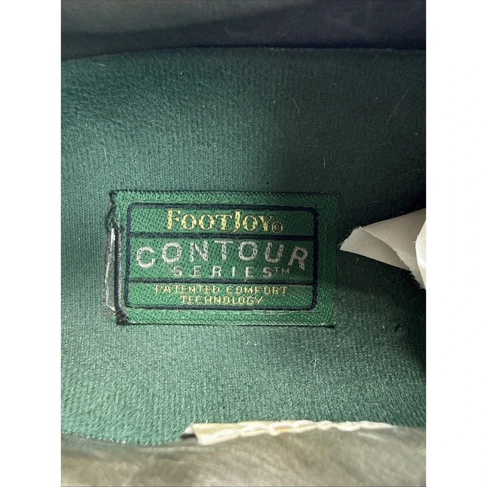 FootJoy DryJoy Contour Casual Brown Golf Shoes Men's Sz 10 Leather Lace Up